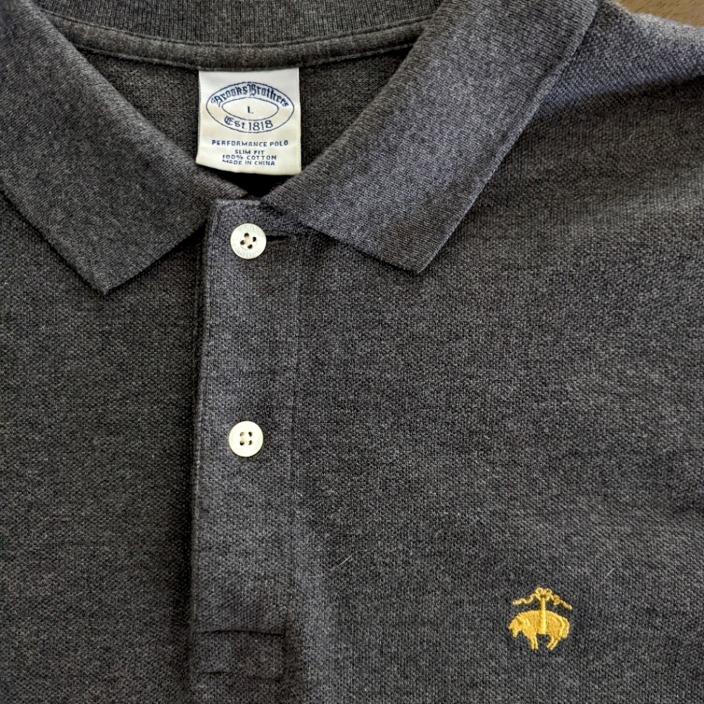 Brooks Brothers Men's Performance Polo L